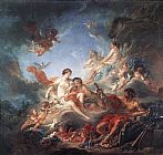 Vulcan Presenting Venus with Arms for Aeneas by Francois Boucher